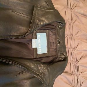 Women’s Nine West Leather jacket medium